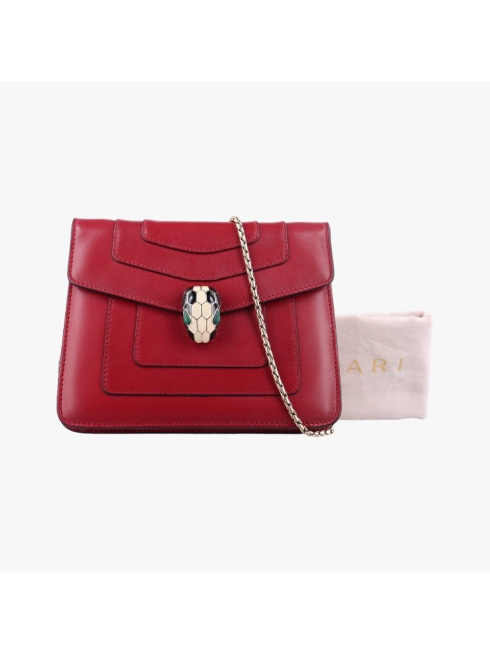 Bvlgari Serpenti Forever Red Leather EK
